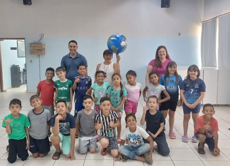 Oficina Socioeducativa no Guri trabalhou o tema “Planeta Terra, Nossa Casa Comum”