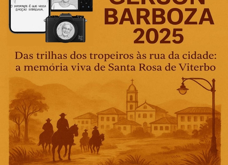 Fotográfico “Gerson Barboza 2025” homenageia a memória da cidade
