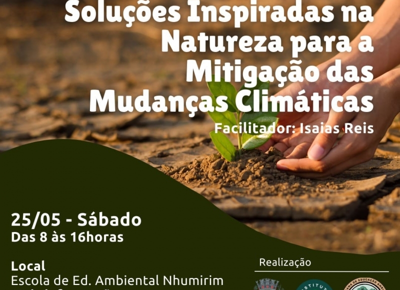 Convite para o Curso Gratuito:  Soluções Inspiradas na Natureza para a Mitigação das Mudanças Climáticas