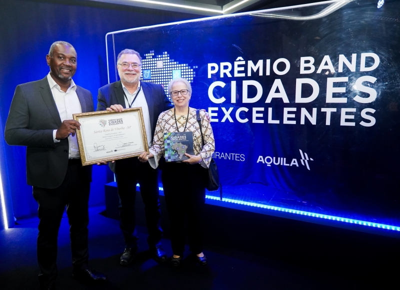 Santa Rosa de Viterbo foi  finalista no Prêmio Cidades Excelentes da TV Bandeirantes