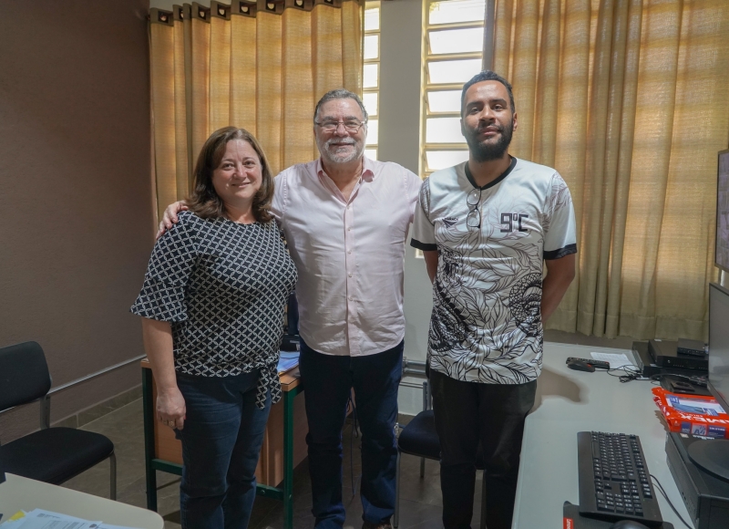 Visita do Prefeito Omar Nagib à Escola Salustiano Lemos