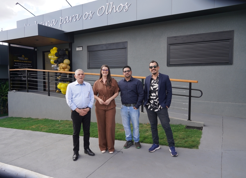 Diretor de Desenvolvimento Econômico prestigia a inauguração da Prisma Med Oftalmologia: novo centro de saúde ocular 