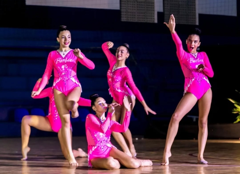 Equipe de Ginástica Rítmica de Santa Rosa de Viterbo participa de Torneio em Itapevi
