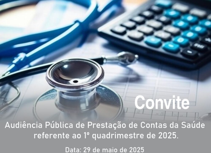 Audiência Pública de Prestação de Contas da Saúde será realizada amanhã