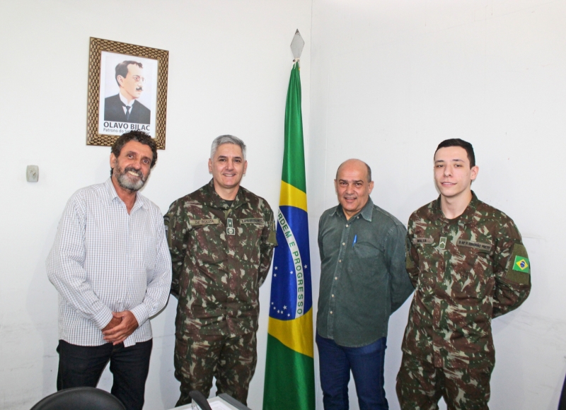 113ª Junta de Serviço Militar de Santa Rosa de Viterbo recebe Visita de Orientação Técnica 