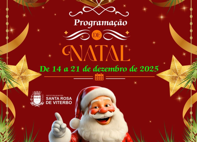 Natal 2025:  A programação começa neste final de semana!