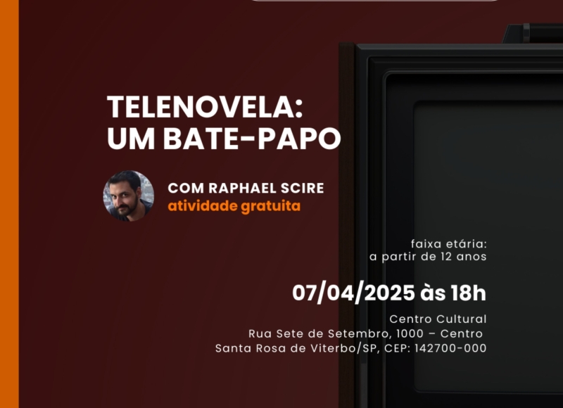 Oficina PONTOS MIS: TELENOVELA: UM BATE PAPO