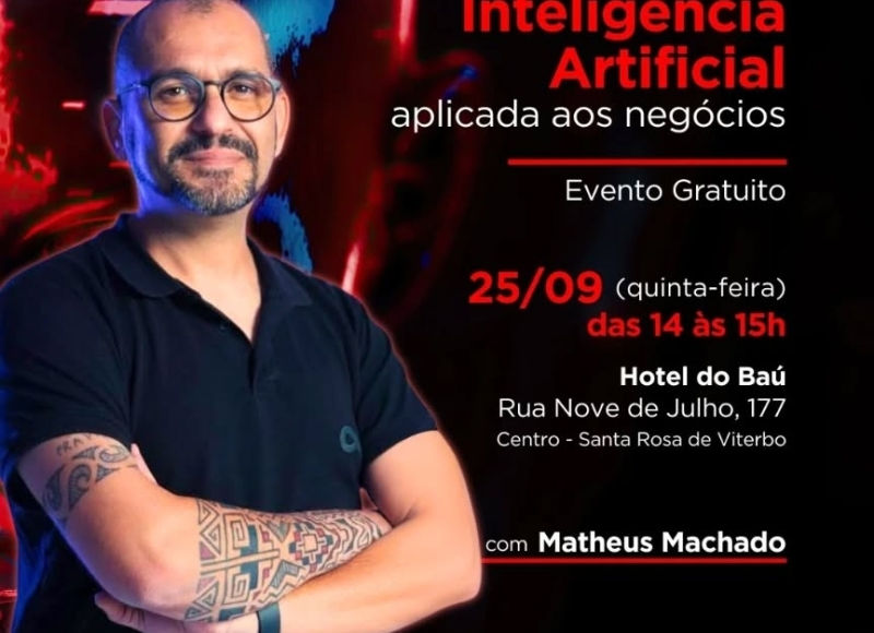 Convite CIESP para Palestra com Matheus Viana Machado: Tendência da Inteligência Artificial aplicada aos negócios