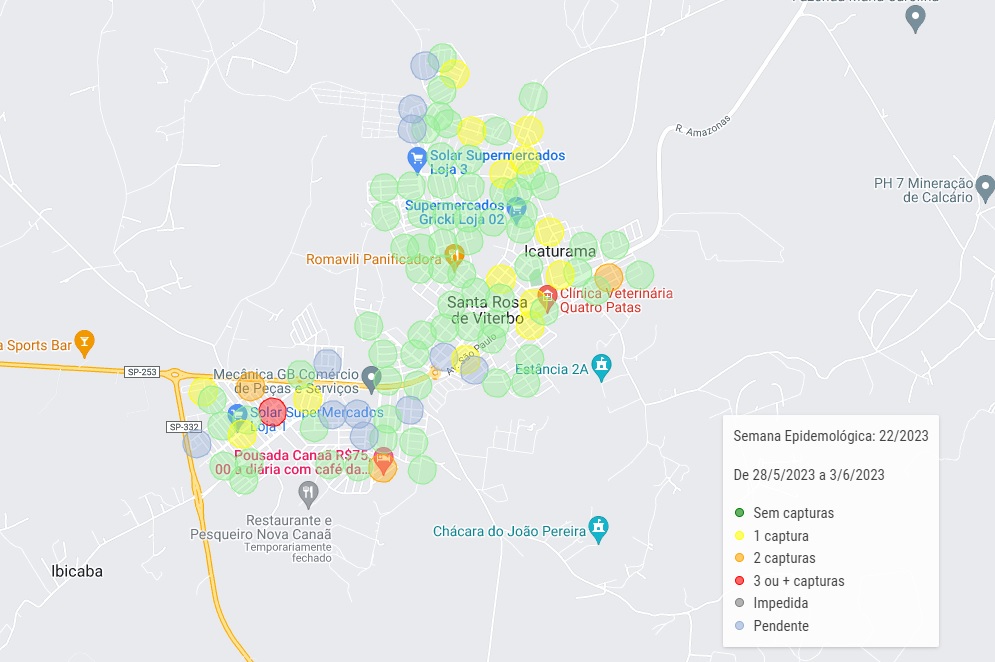 Clique e Veja a situação da Dengue em tempo real