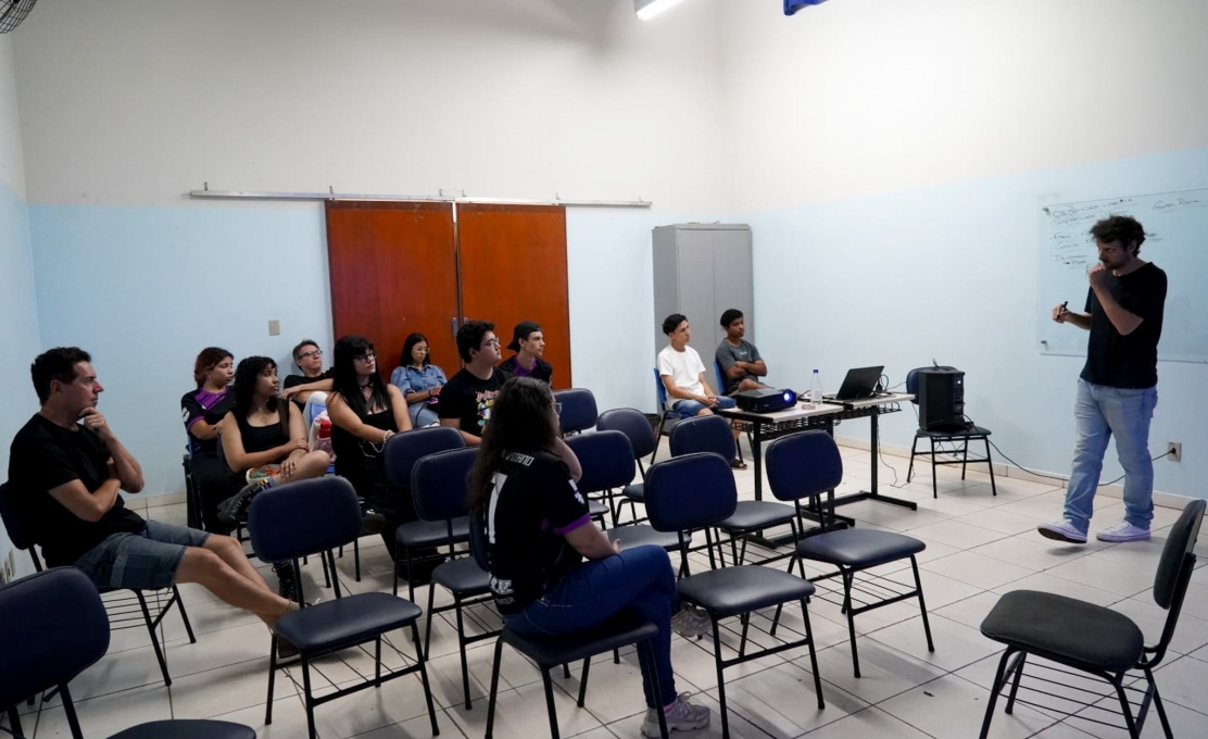 Oficina de Direção Audiovisual movimentou o Centro Cultural nesta quinta-feira