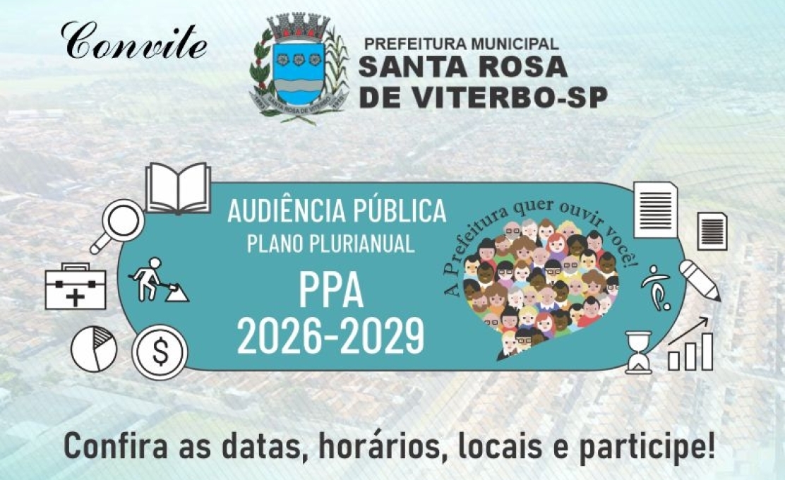 Segunda audiência sobre o PPA 2026-2029  acontece amanhã, na ETEC
