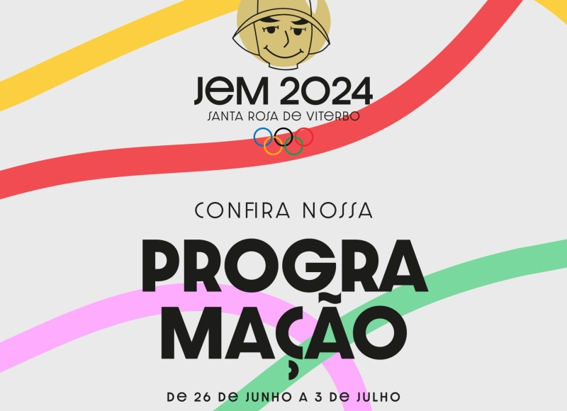 Programação e Cronograma de Jogos do JEM 2024