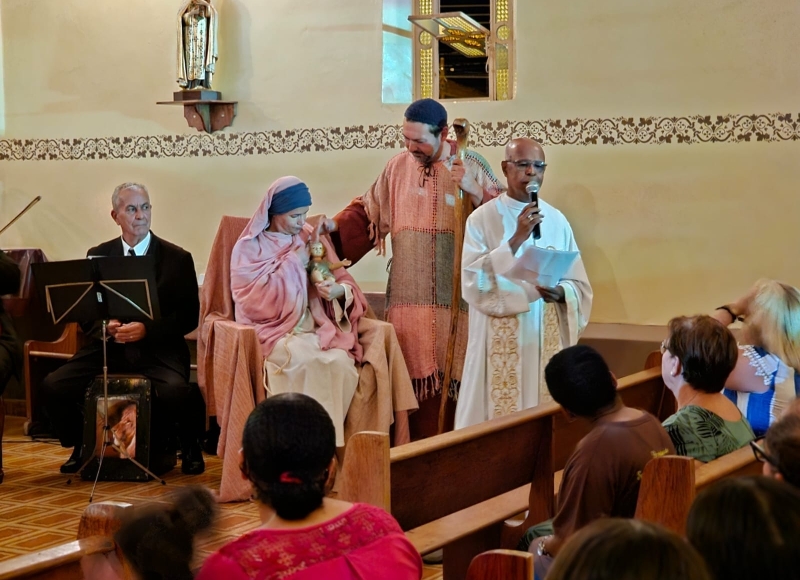 A quinta-feira foi marcada por momentos de fé, música e ballet em Santa Rosa de Viterbo