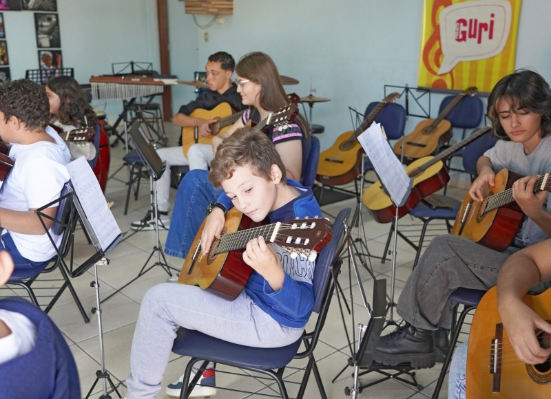 Alunos do Guri encerram o primeiro semestre de 2025 com apresentações emocionantes no Centro Cultural