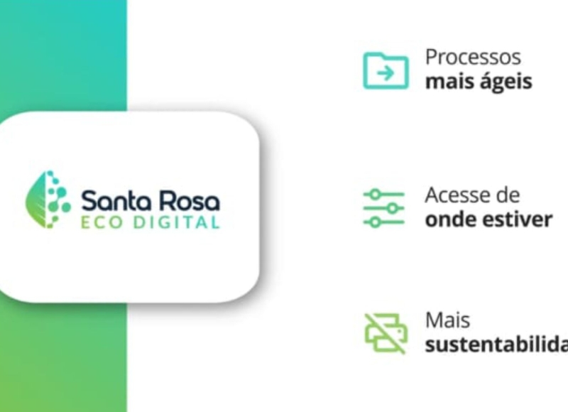Com o Santa Rosa Eco Digital, Prefeitura reduz custos e impacto ambiental com 334 mil impressões a menos