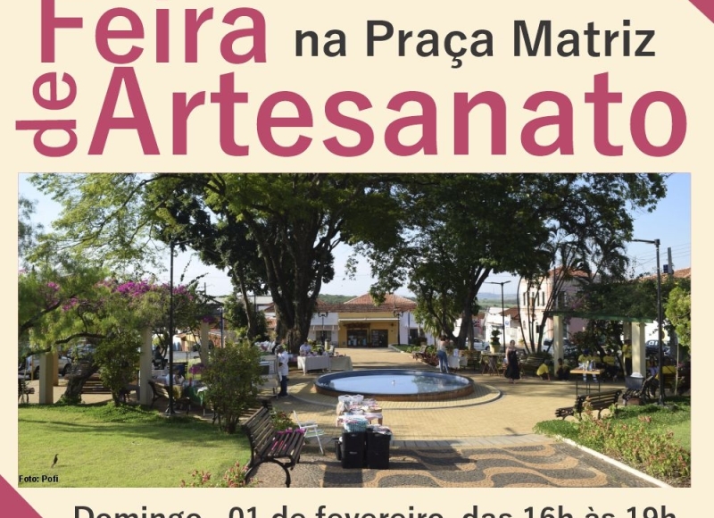 Tem Feira de Artesanato neste Domingo!