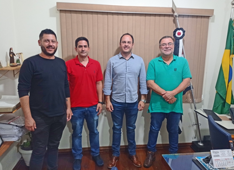Coordenador Regional do SAMU visitou o Gabinete do Prefeito Omar Nagib