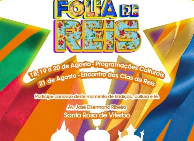 Festividades do aniversário de 112 anos de Santa Rosa de Viterbo terão início com a semana do Folclore 