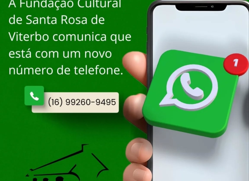 Fundação Cultural informa novo número de telefone