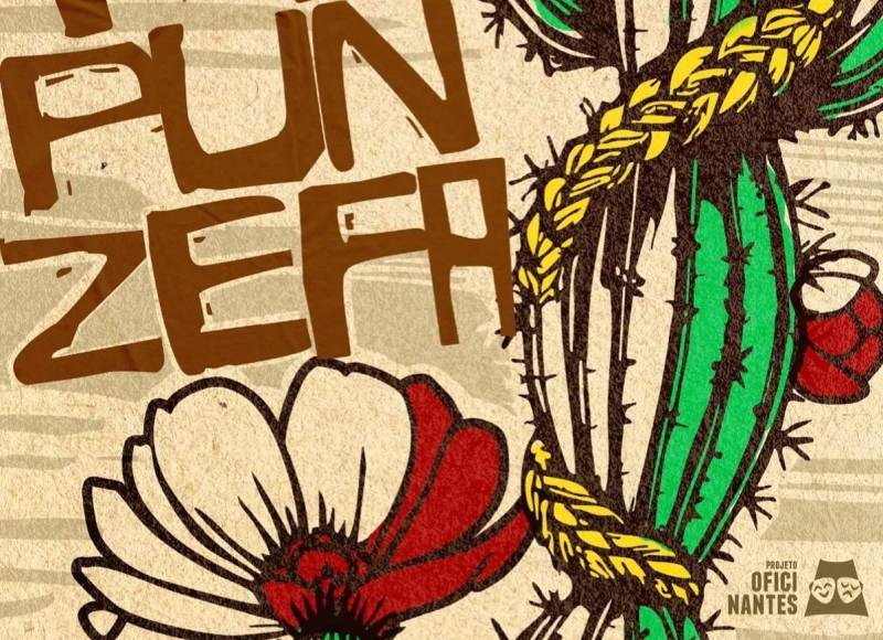 Convite para apresentação da peça RAPUNZEFA