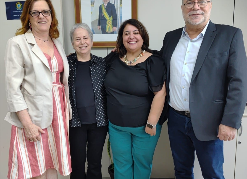 Visita ao Ministério das Mulheres, em Brasília