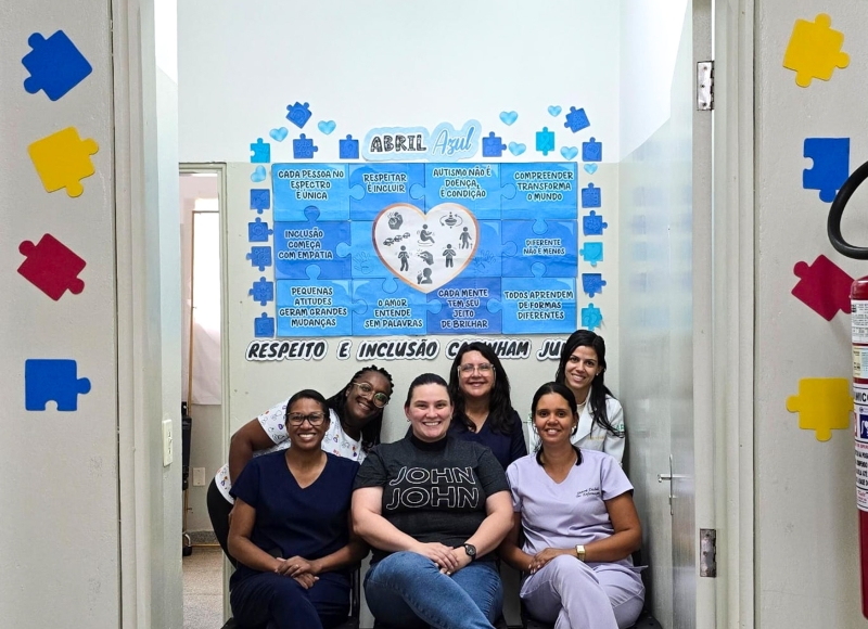 Estratégia de Saúde da Família do Ambulatório Municipal Paulo Ricci destaca importância do Autismo